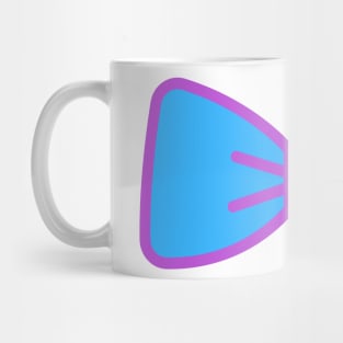 pink and blue bowtie Mug